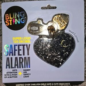 Safety Alarm- BLING STING-SUPER LOUD & SUPER BLINGY! 1 push gets attention! LED!